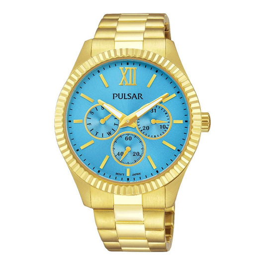 Pulsar Gold Stahl Uhr