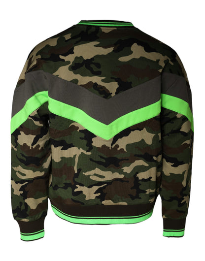 Dolce &amp; Gabbana Mehrfarbiger Camouflage-Sweatshirtpullover