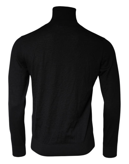 Dolce & Gabbana Black LongSleeve Turtleneck Pullover Sweater