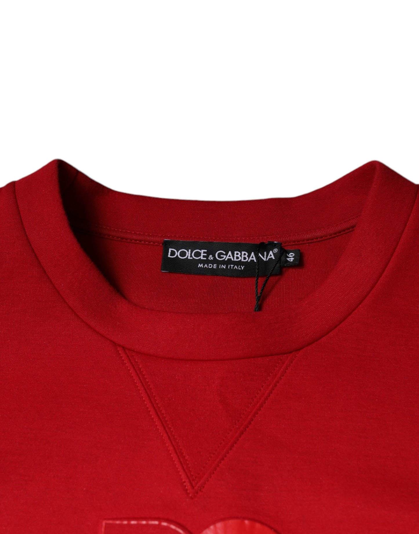 Dolce &amp; Gabbana, Sweatshirt aus Baumwolle mit DG-Logo, kastanienbraun