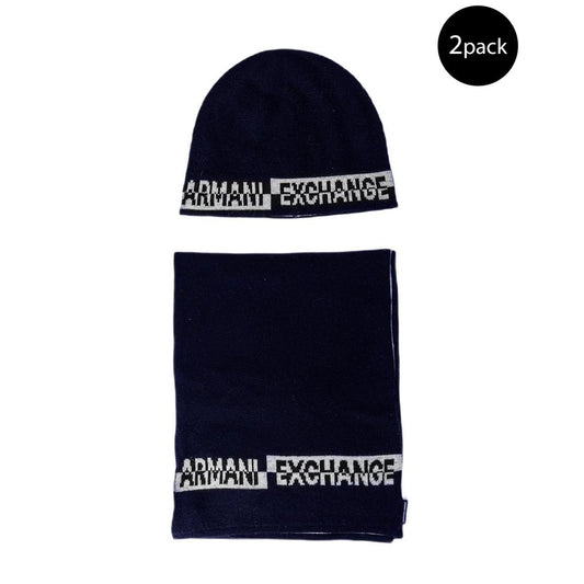 Armani Exchange - Blauer Acrylschal