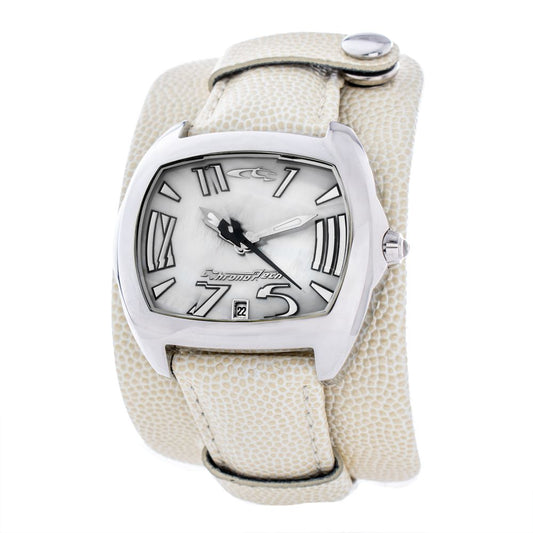 Chronotech – Beige Lederuhr