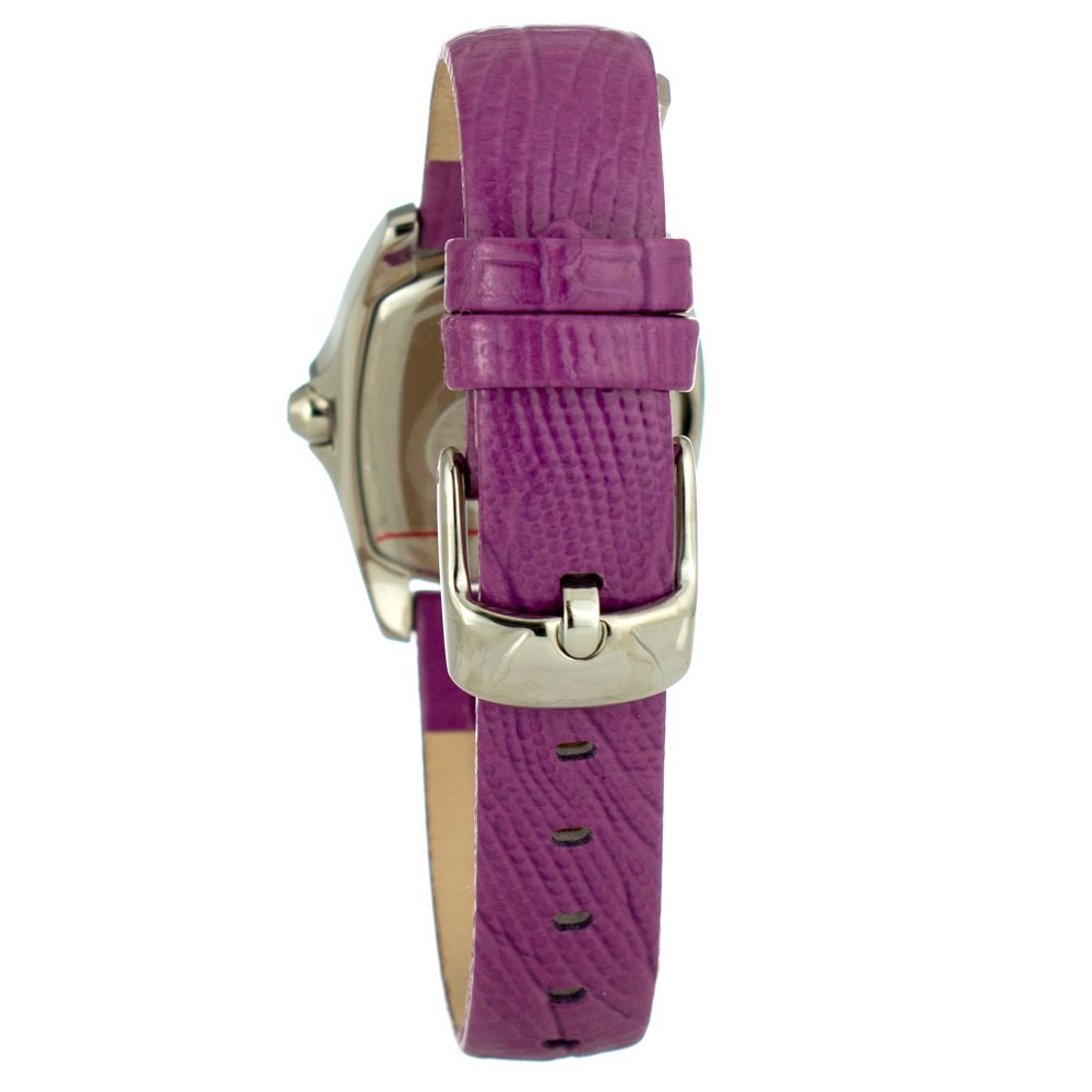 Chronotech Purple Leather Watch