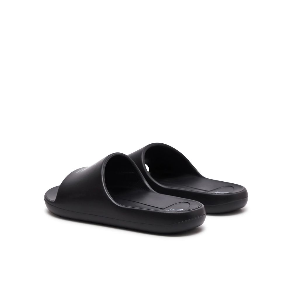 Armani Exchange – Schwarze und weiße Polyethylen-Sandalen