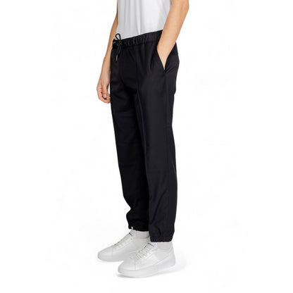 Armani Exchange Black Polyester Jeans & Pant