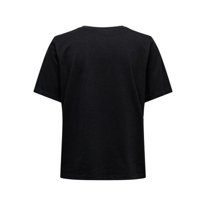 Nur schwarze Baumwolltops und T-Shirts