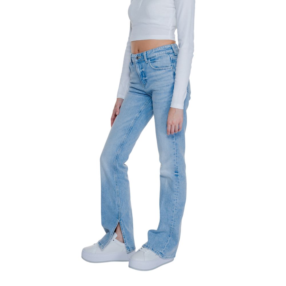 Guess Jeans und Hose aus Baumwolle in Hellblau