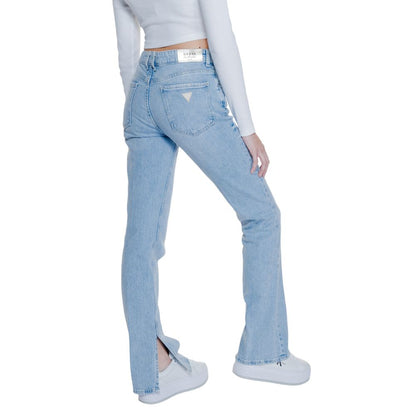 Guess Light Blue Cotton Jeans & Pant