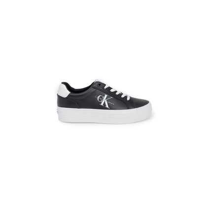 Calvin Klein – Schwarze Ledersneaker