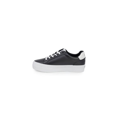 Calvin Klein – Schwarze Ledersneaker