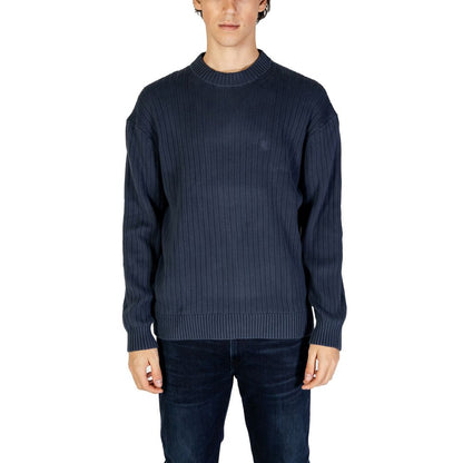 Calvin Klein Jeans – Blauer Baumwollpullover