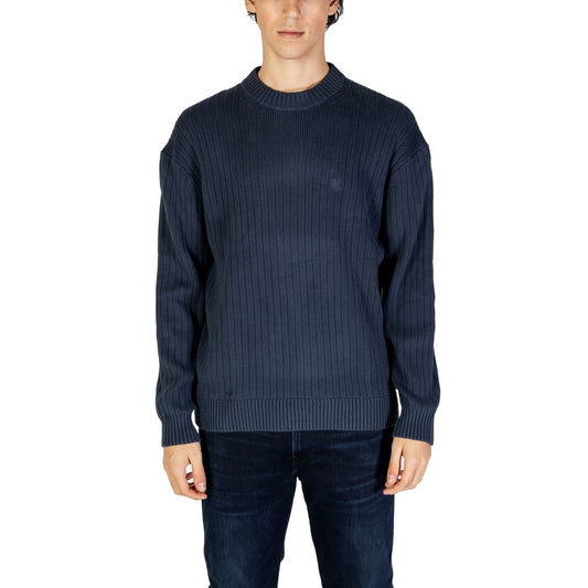 Calvin Klein Jeans – Blauer Baumwollpullover