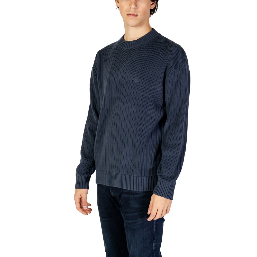 Calvin Klein Jeans – Blauer Baumwollpullover