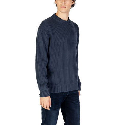 Calvin Klein Jeans – Blauer Baumwollpullover