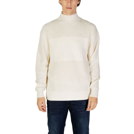 Calvin Klein Jeans – Pullover aus Baumwolle, Creme