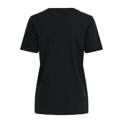 Nur schwarze Baumwolltops und T-Shirts