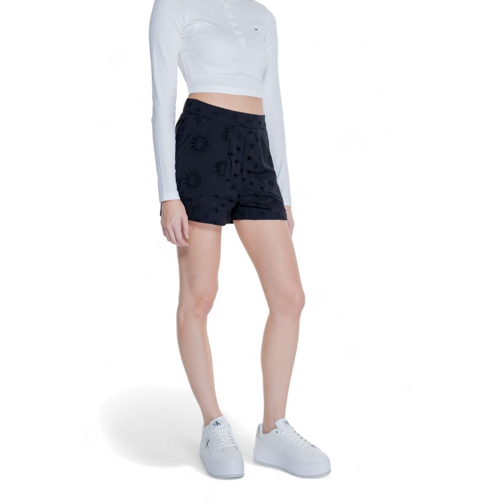 Only – Schwarze Baumwollshorts