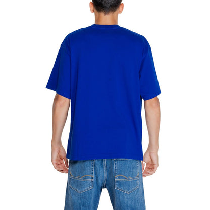 Replay – T-Shirt aus Baumwolle in Blau