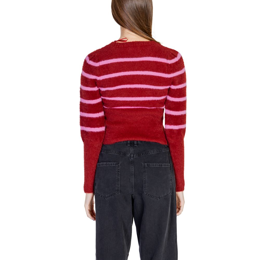 Only Red Nylon Sweater