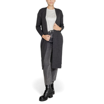 Only Gray Acrylic Cardigan