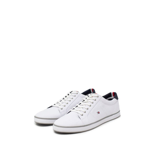 Tommy Hilfiger – Weiße Baumwoll-Sneaker