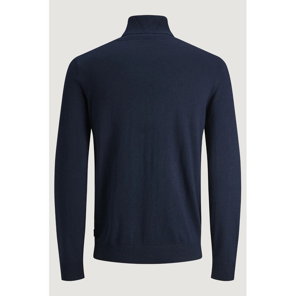 Jack &amp; Jones – Blauer Baumwollpullover