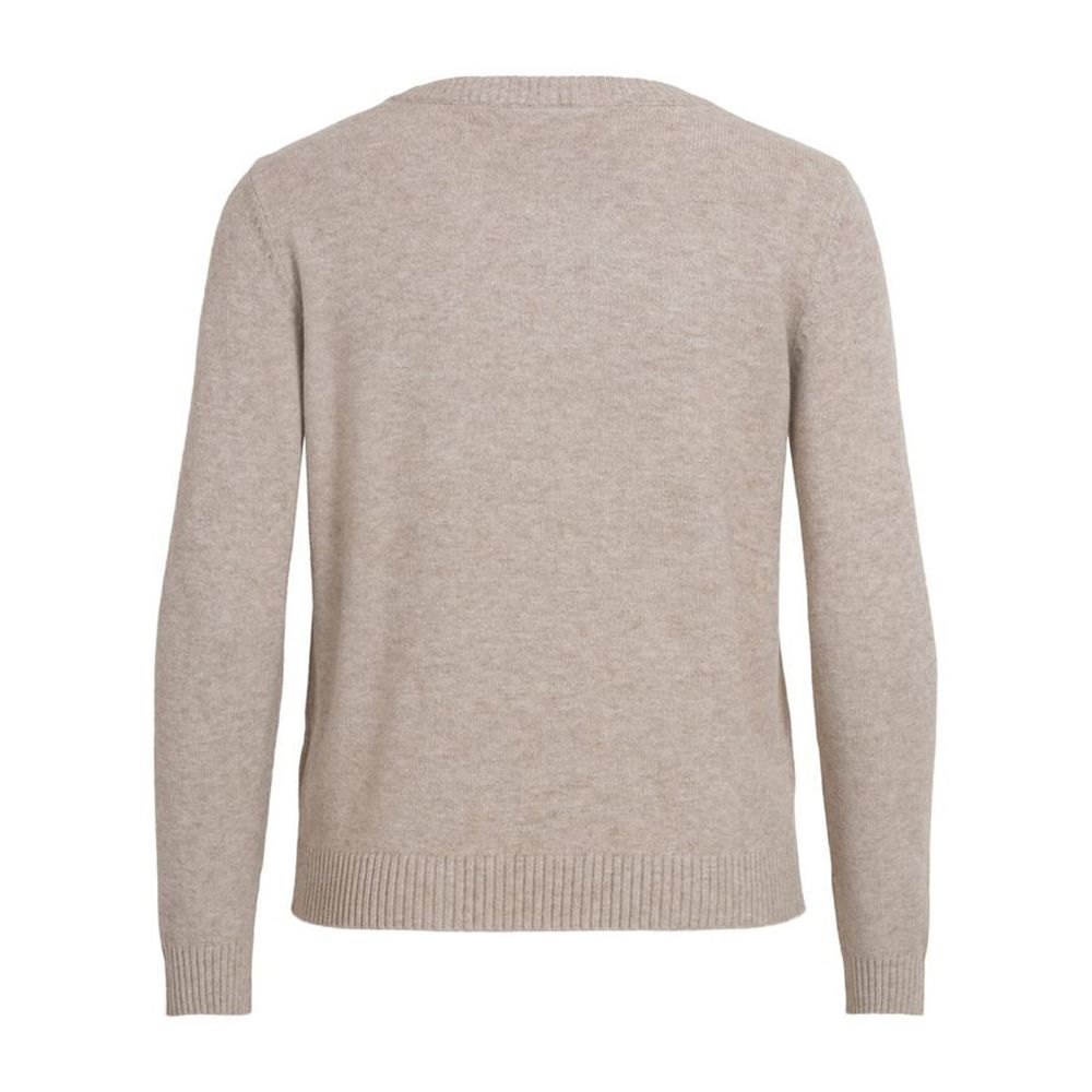 Vila Clothes – Pullover aus Viskose, Beige