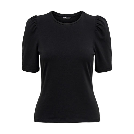 Nur schwarze Baumwolltops und T-Shirts