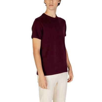 U.S. POLO ASSN. Bordeaux Cotton T-Shirt