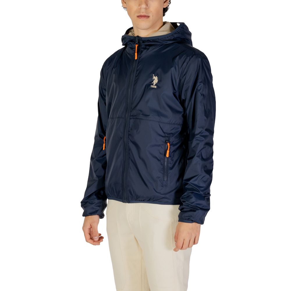 US POLO ASSN. Blaue Polyamidjacke