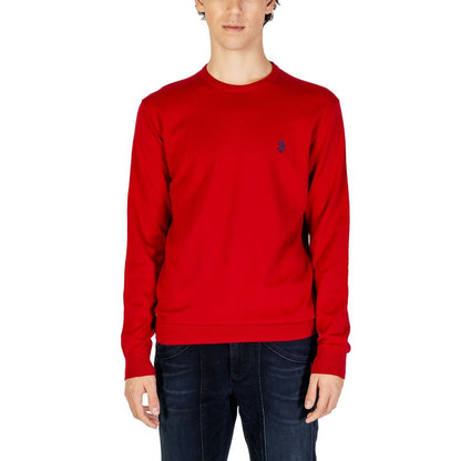 US POLO ASSN. Roter Baumwollpullover