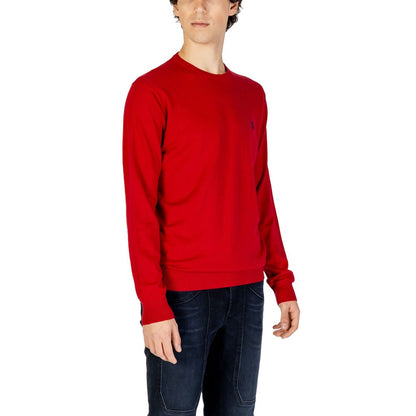 US POLO ASSN. Roter Baumwollpullover