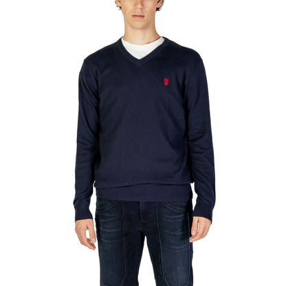 US POLO ASSN. Blauer Baumwollpullover