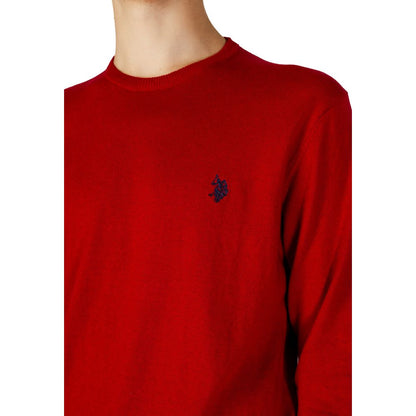 US POLO ASSN. Roter Baumwollpullover