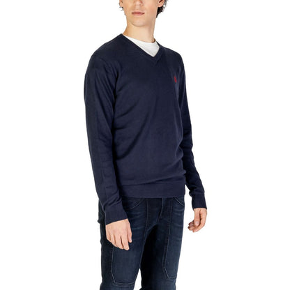 US POLO ASSN. Blauer Baumwollpullover