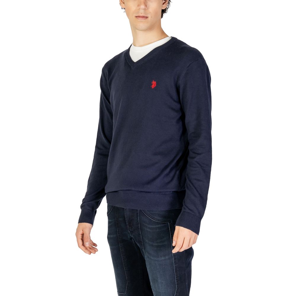 US POLO ASSN. Blauer Baumwollpullover