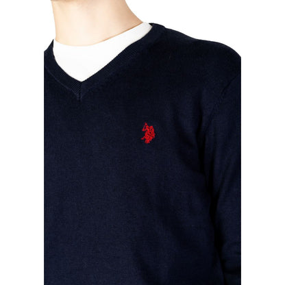 US POLO ASSN. Blauer Baumwollpullover