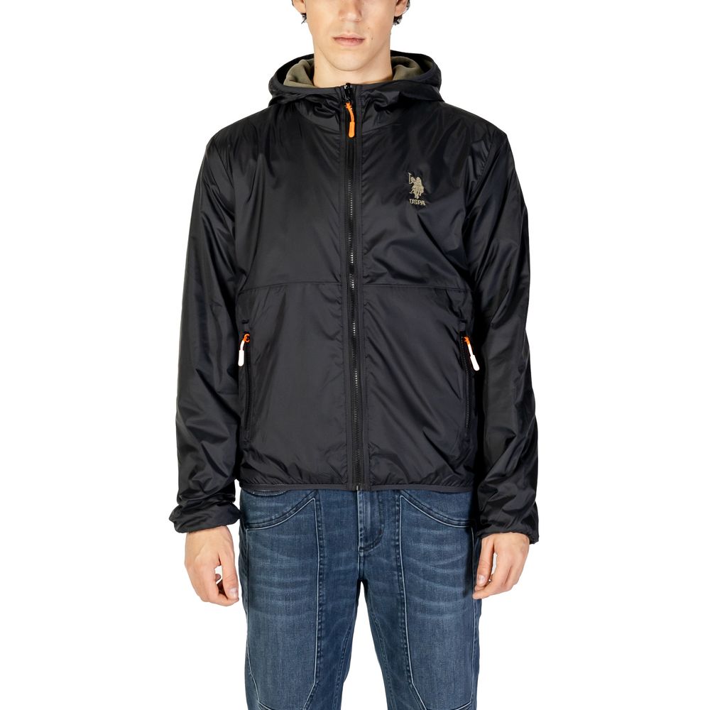 US POLO ASSN. Graue Polyamidjacke