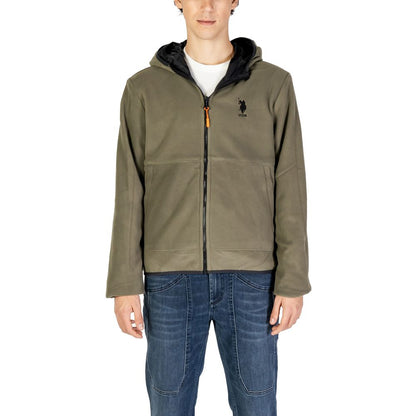 US POLO ASSN. Graue Polyamidjacke