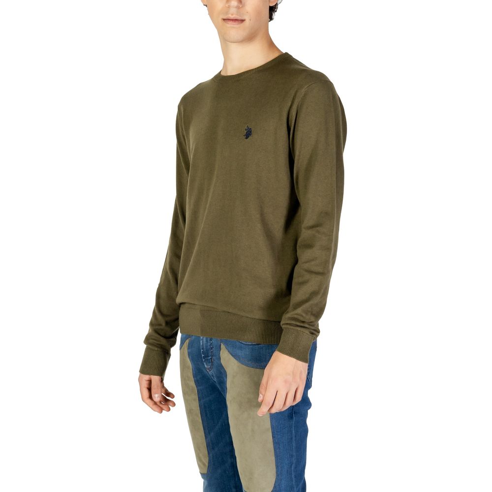 US POLO ASSN. Grüner Baumwollpullover