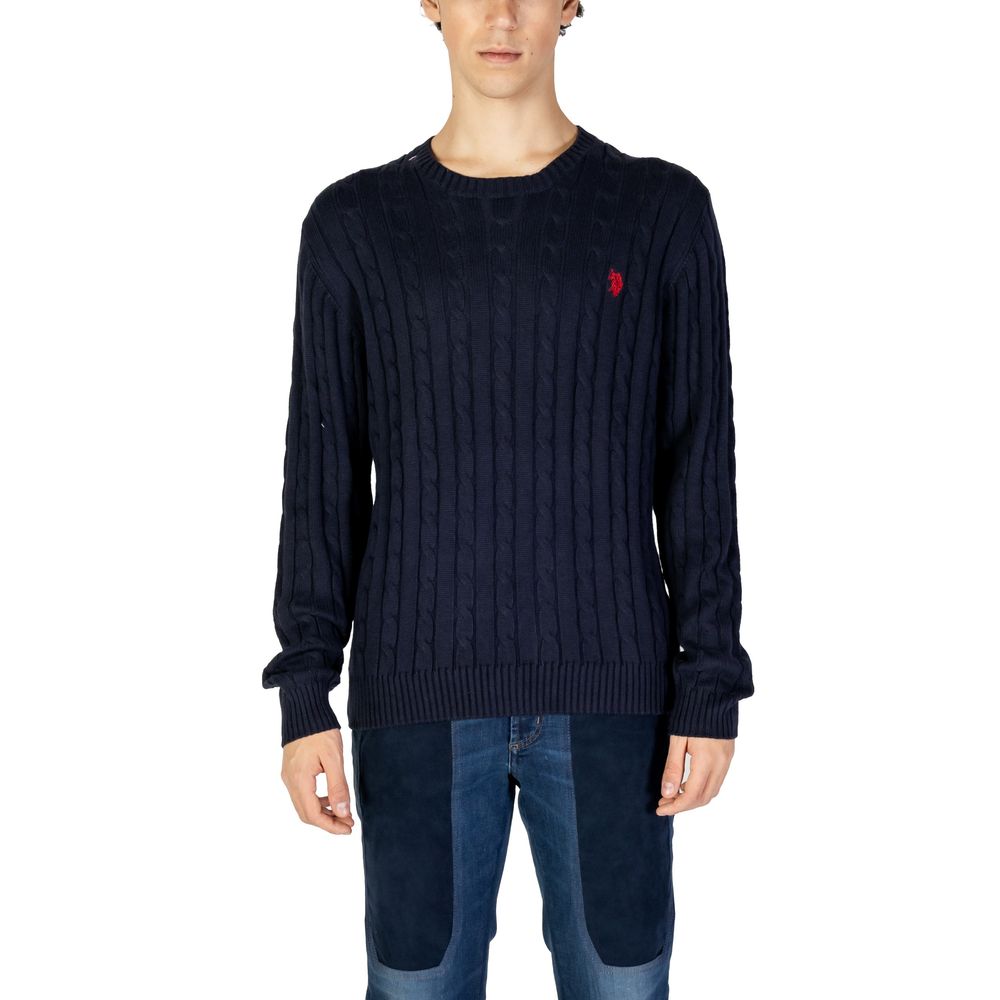 US POLO ASSN. Blauer Baumwollpullover