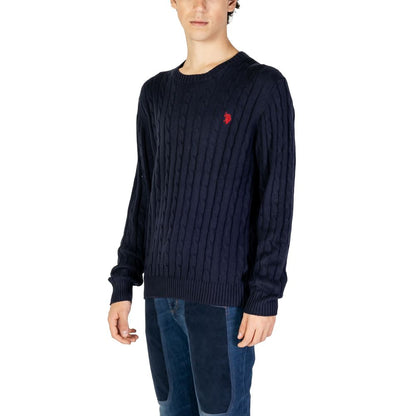 US POLO ASSN. Blauer Baumwollpullover