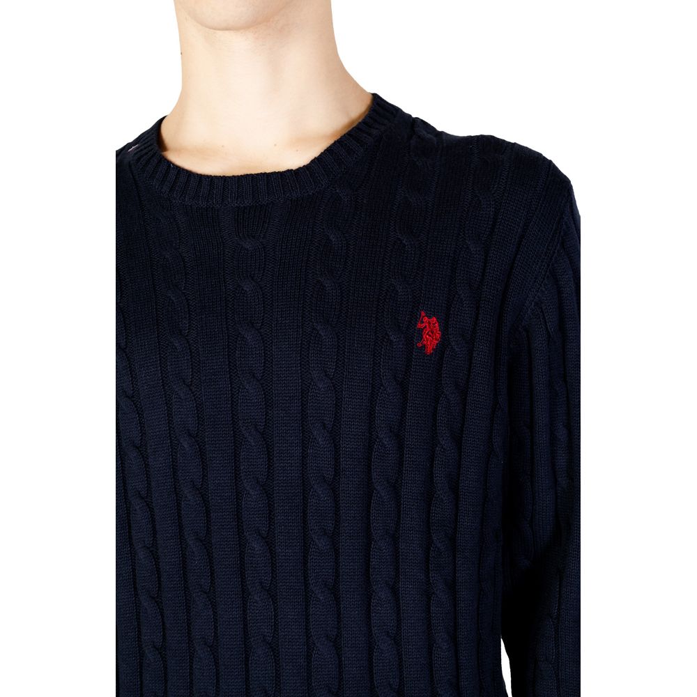 US POLO ASSN. Blauer Baumwollpullover