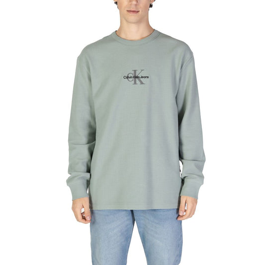 Calvin Klein Jeans Green Cotton Sweater