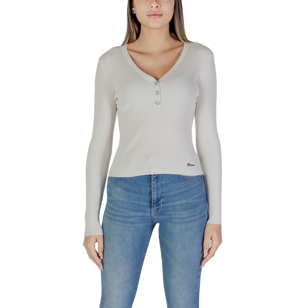 Guess Creme Viskose Tops &amp; T-Shirt