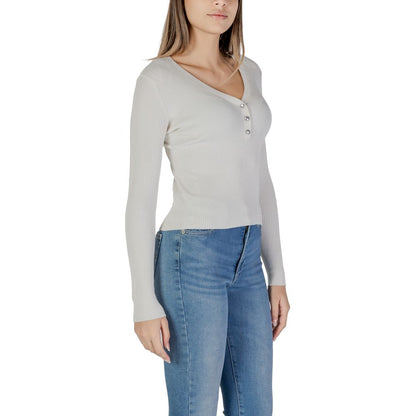 Guess Creme Viskose Tops &amp; T-Shirt