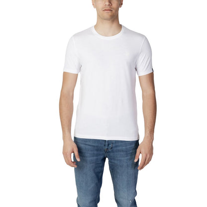 US POLO ASSN. Weißes Baumwoll-T-Shirt