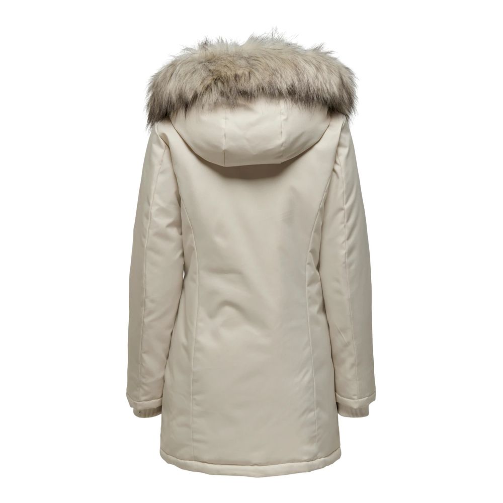 Only Beige Polyester Jackets & Coat