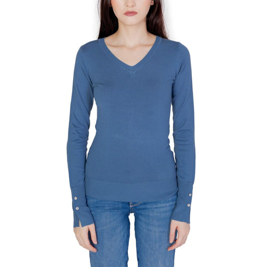 Guess – Blaue Baumwolltops und T-Shirts