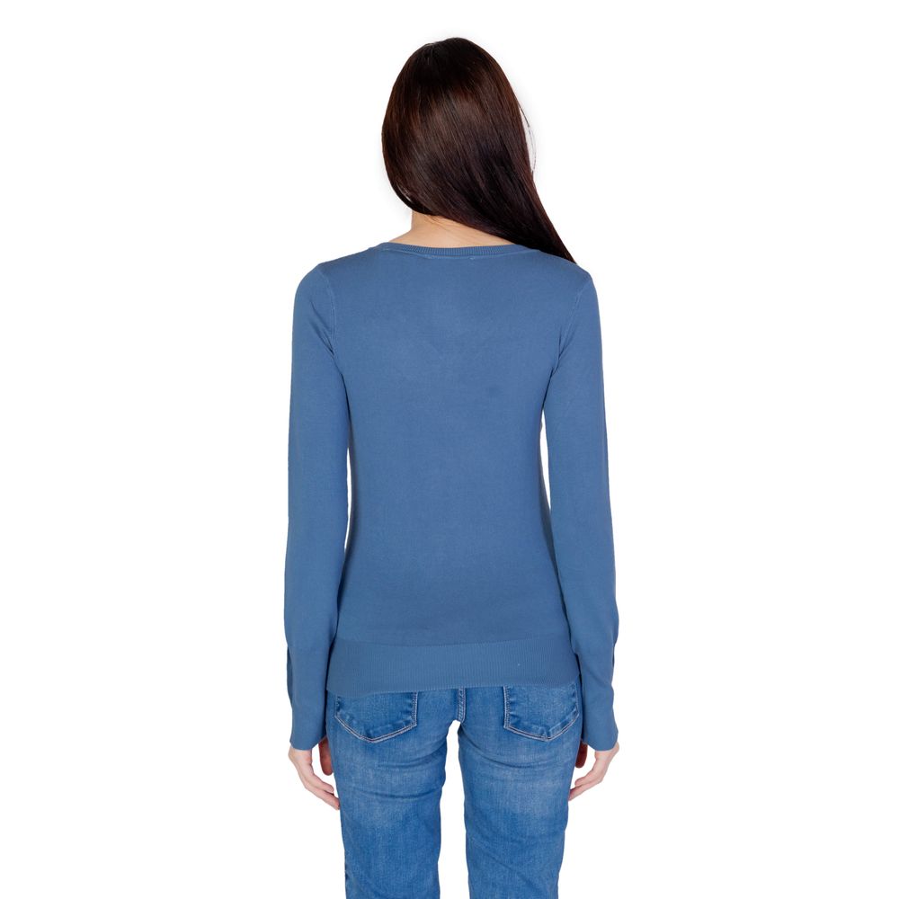 Guess – Blaue Baumwolltops und T-Shirts